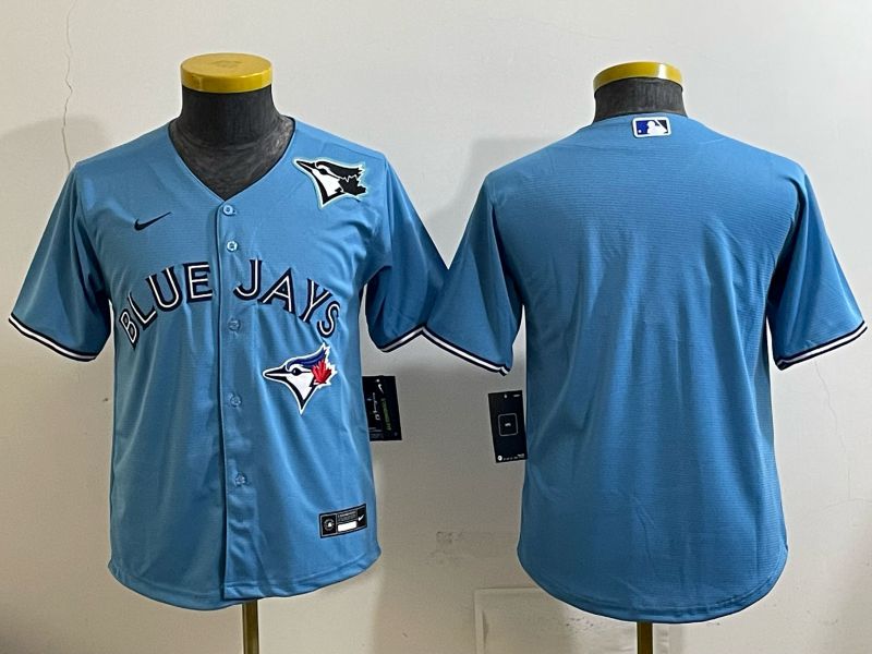 Youth 2025 Nike Toronto Blue Jays Blank Light Blue Game MLB Jersey 012->youth mlb jersey->Youth Jersey